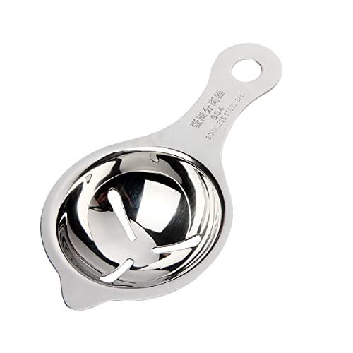 TOMATUS® 1 PCS Egg Separator, Egg Yolk White 304 Stainless Steel Filter Divider Kitchen White Egg Separator Dishwasher Safe Tool - Image 1