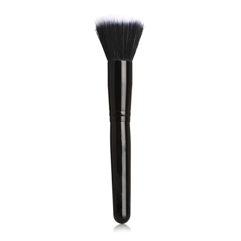 Multibrite Fan Makeup Brush Highlighter Makeup Brush Loose Powder Brush Cosmetic Makeup Brush Flat Top Blending Brush Suitable for Blending Buffing - Image 1