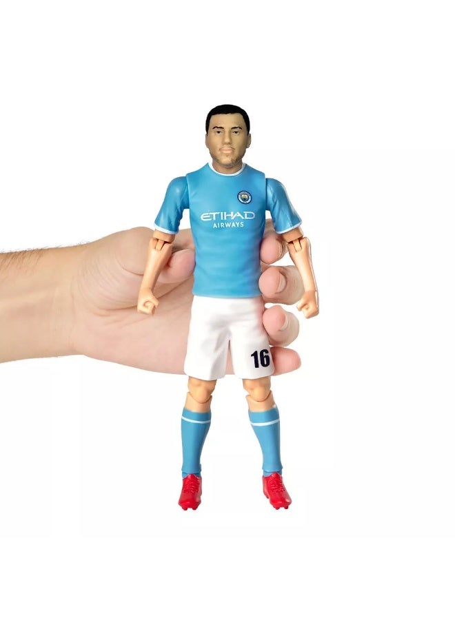 Sockers Manchester City F.C. Rodrigo "Rodri" Hernández Cascante 8" Collectible Soccer Action Figure - Image 2