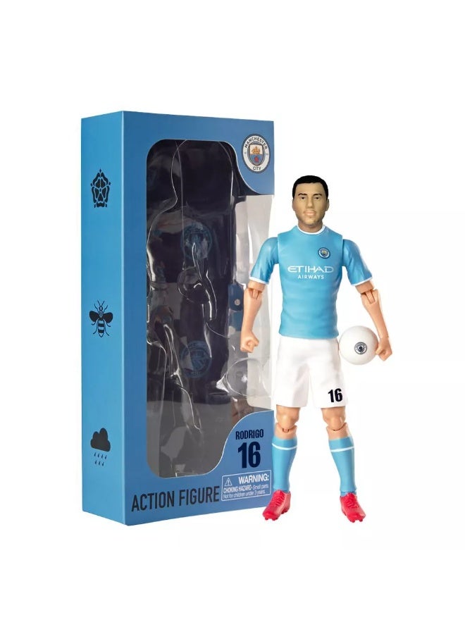 Sockers Manchester City F.C. Rodrigo "Rodri" Hernández Cascante 8" Collectible Soccer Action Figure - Image 5