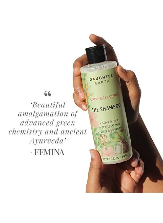 DAUGHTER EARTH - The Shampoo for Nourishment Hairfall rescue Dandruff and frizzy hair Sulfate free SLS and Paraben Free Volumizing Shampoo 250 mL - Image 1