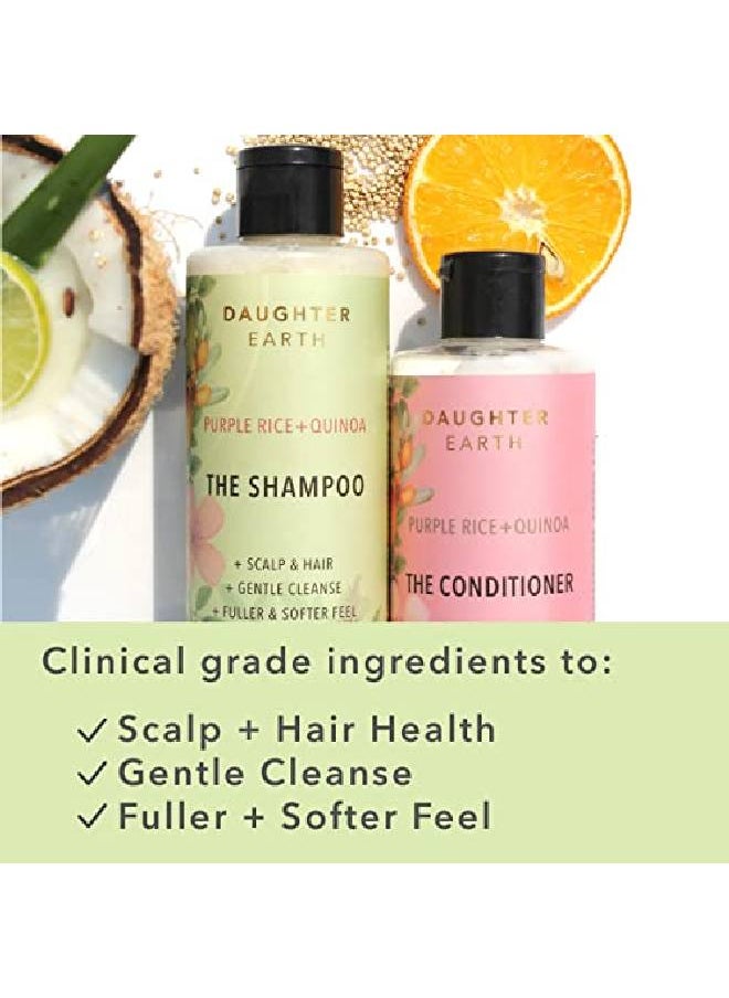 DAUGHTER EARTH - The Shampoo for Nourishment Hairfall rescue Dandruff and frizzy hair Sulfate free SLS and Paraben Free Volumizing Shampoo 250 mL - Image 1