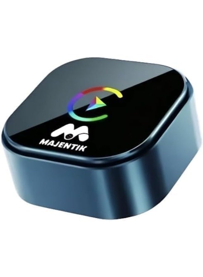 ماجنتيك محول CarPlay و Android Auto اللاسلكي، توصيل وتشغيل عبر وصلة USB، متوافق مع iPhone و Android، مصنوع من ABS وسبائك معدنية، 26x26x23 مم - Image 1