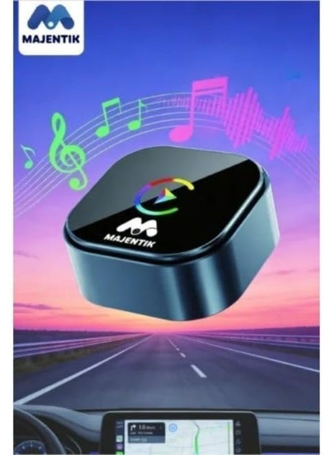 ماجنتيك محول CarPlay و Android Auto اللاسلكي، توصيل وتشغيل عبر وصلة USB، متوافق مع iPhone و Android، مصنوع من ABS وسبائك معدنية، 26x26x23 مم - Image 4