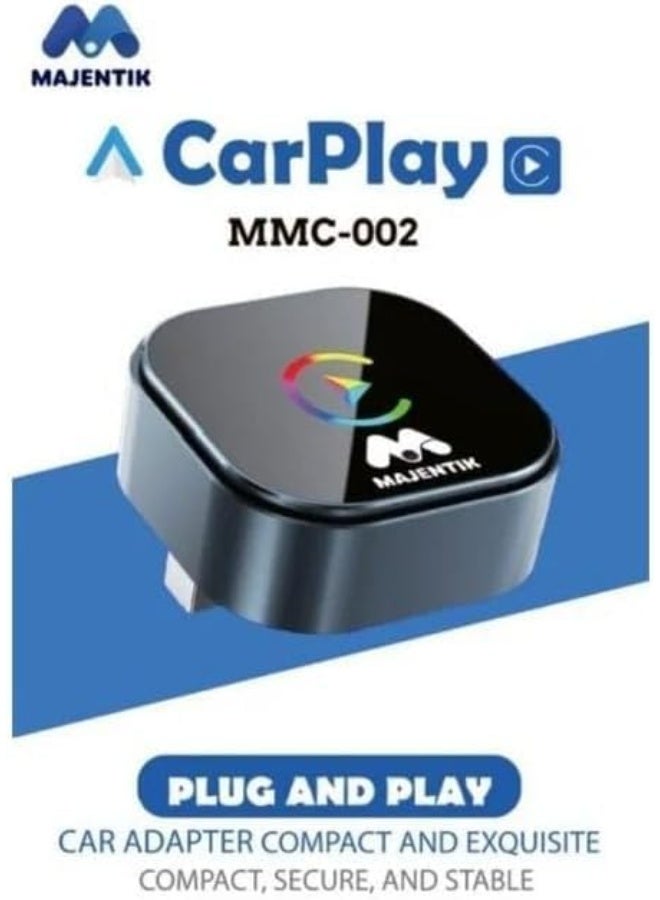 ماجنتيك محول CarPlay و Android Auto اللاسلكي، توصيل وتشغيل عبر وصلة USB، متوافق مع iPhone و Android، مصنوع من ABS وسبائك معدنية، 26x26x23 مم - Image 2