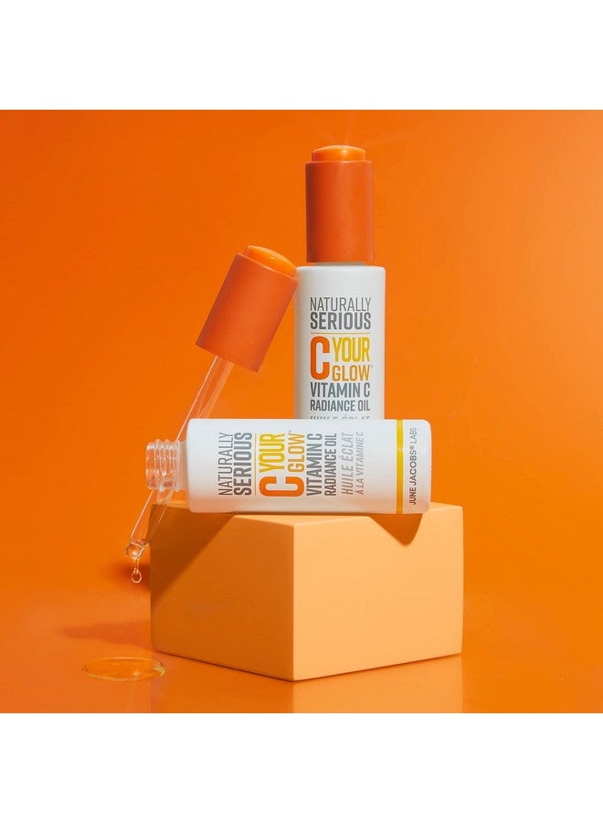 ناتشورالي سيريس C Your Glow زيت فيتامين C راديانس زيت فيتامين C للوجه تفتيح زيت الوجه العناية بالبشرة للحصول على بشرة متوهجة العناية بالبشرة النباتية العناية بالبشرة الخالية من القسوة - Image 5