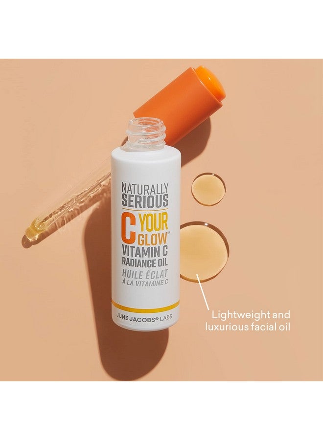 ناتشورالي سيريس C Your Glow زيت فيتامين C راديانس زيت فيتامين C للوجه تفتيح زيت الوجه العناية بالبشرة للحصول على بشرة متوهجة العناية بالبشرة النباتية العناية بالبشرة الخالية من القسوة - Image 2