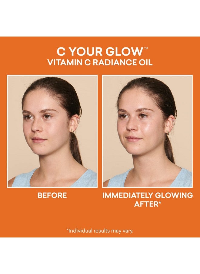 ناتشورالي سيريس C Your Glow زيت فيتامين C راديانس زيت فيتامين C للوجه تفتيح زيت الوجه العناية بالبشرة للحصول على بشرة متوهجة العناية بالبشرة النباتية العناية بالبشرة الخالية من القسوة - Image 4
