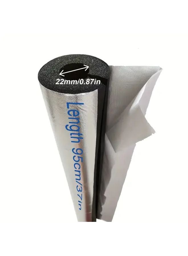 Heavy Duty Self Adhesive Pipe Insulation Wrap For 22mm Pipes Freeze Proof Aluminum Foil Lining - Image 1