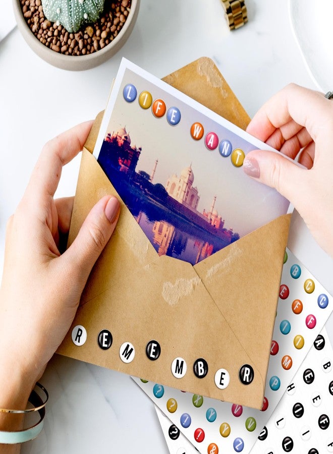 Desecraft 6pk Alphabet Stickers Brights & Black - Image 2