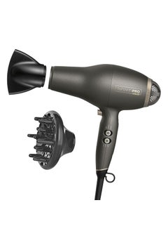 INFINITIPRO BY CONAIR FloMotion Pro Hair Dryer  Personalize Your Drying Experience with Adjustable Airflow  Includes Diffuser and Concentrator
