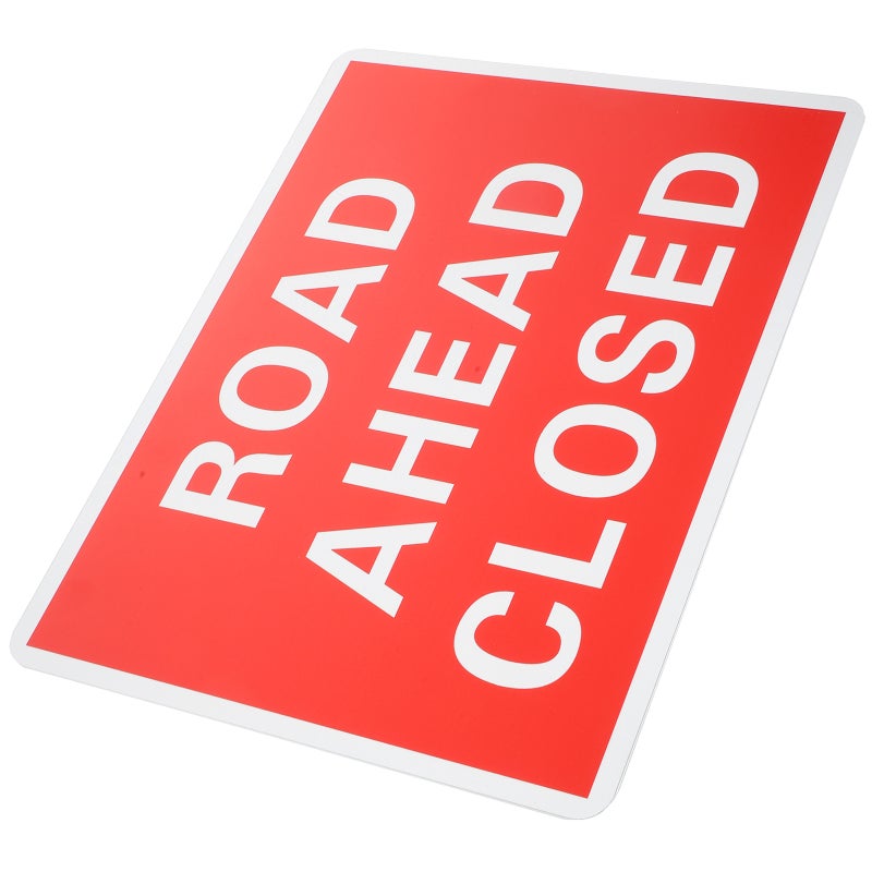Road Closed Sign Weatherproof Traffic Warming Sign Driveway Safety Sign - Image 5