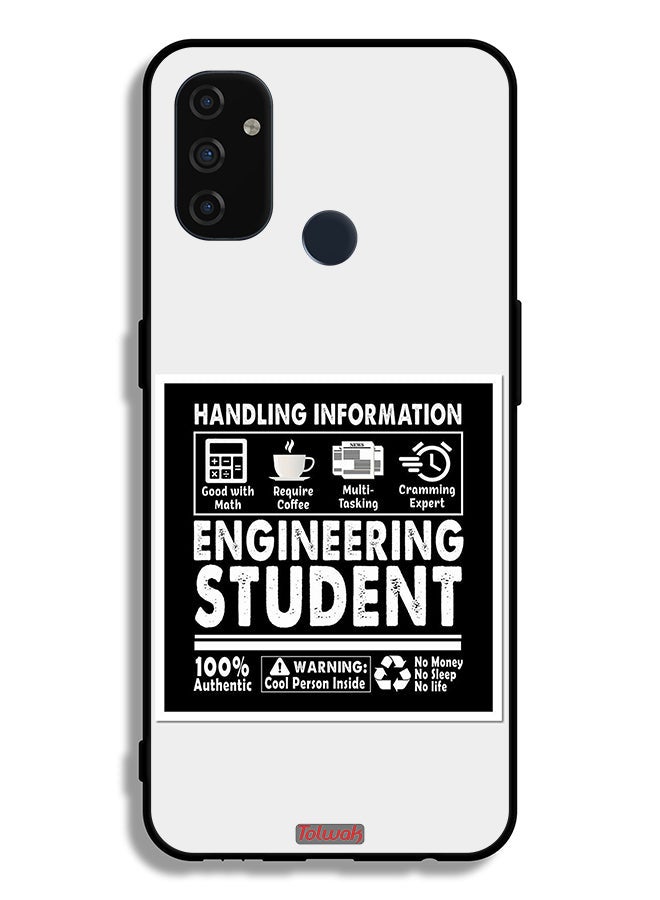 Tolwak OnePlus Nord N100 Protective Case Cover Engineering Student Sticker - Image 2