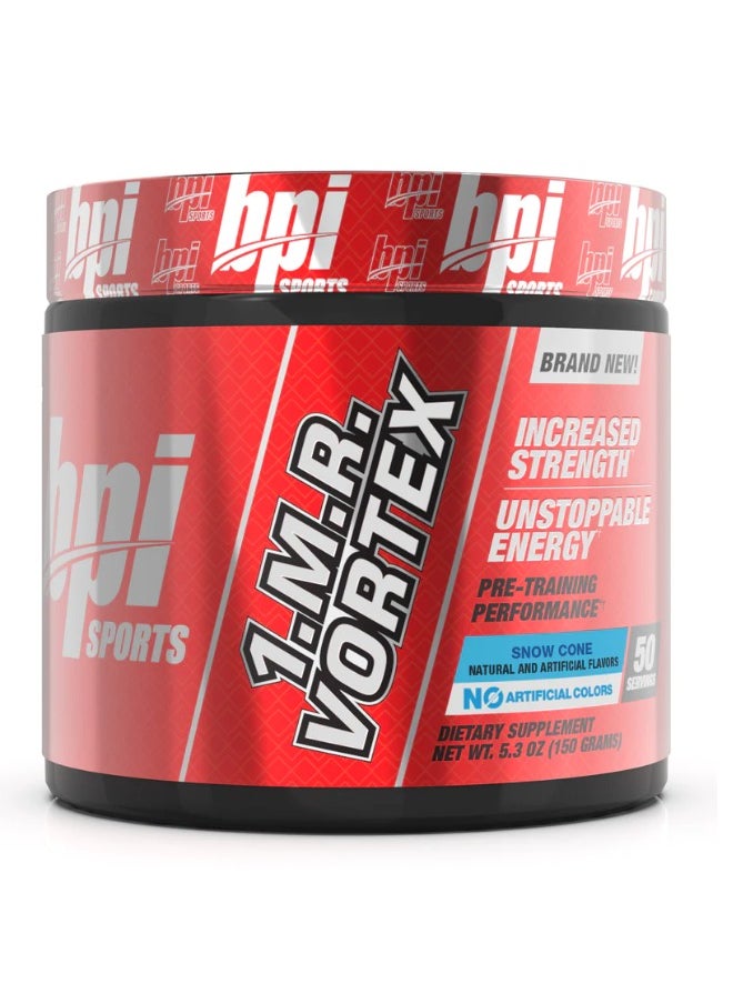 BPI SPORTS - BPI Sports 1.M.R Vortex Pre Workout Powder,Snow Cone,50serv - Image 1