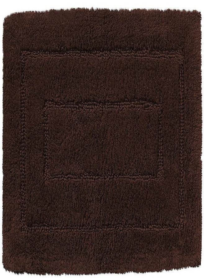 Kassatex Kassa Design Bath Rug, 24 by 40-Inch, Chocolate