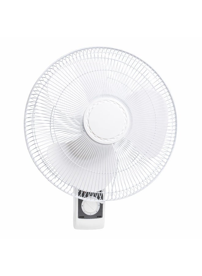 Spex 16-Inch Wall Mount Fan, 60W Powerful Motor, 3-Speed Adjustable Settings, Oscillating Function, Premium Quality Silent Cooling for Home & Office - Image 2