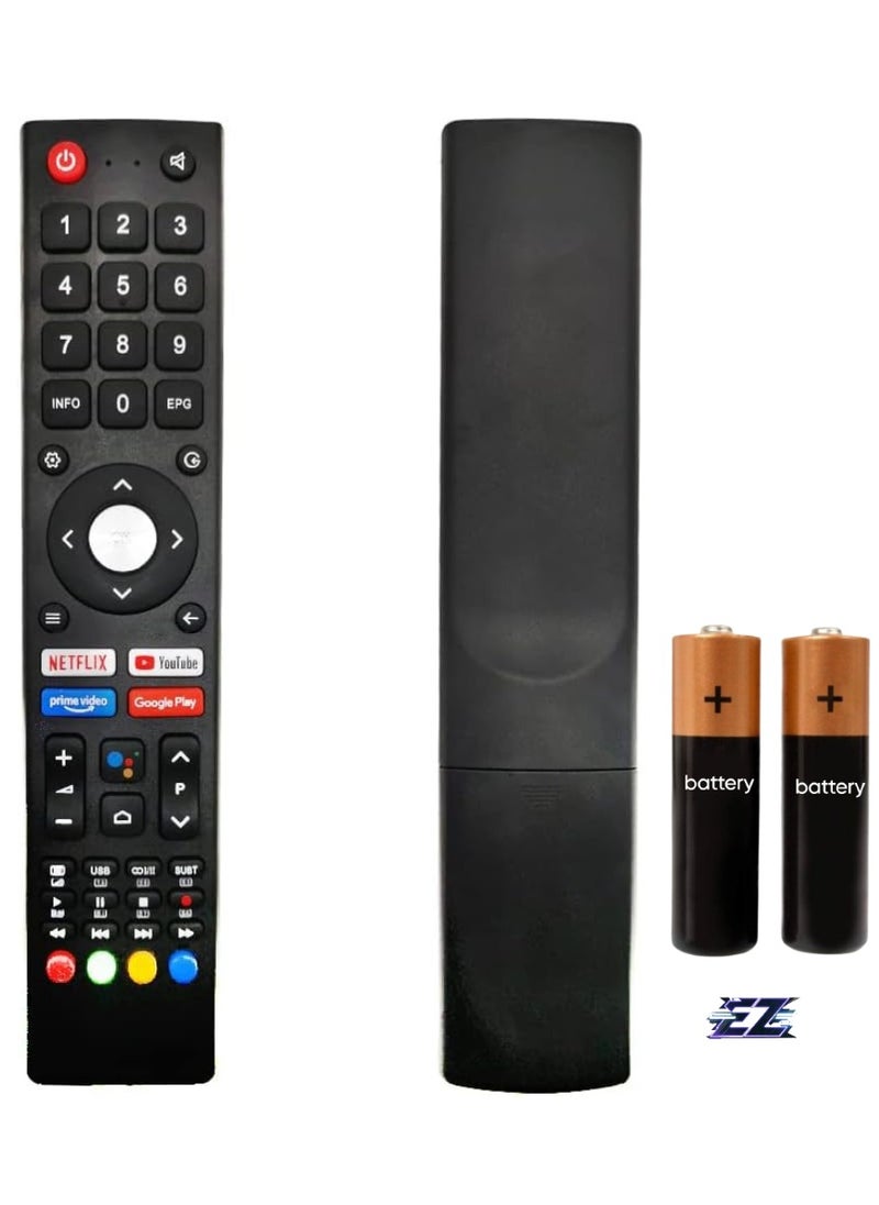 ELTRAZONE Replacement Saba Changhong ChiQ Remote Control GCBLTV02ADBBT – Compatible with Saba, Changhong, and ChiQ TVs – Battery Included  - Image 1