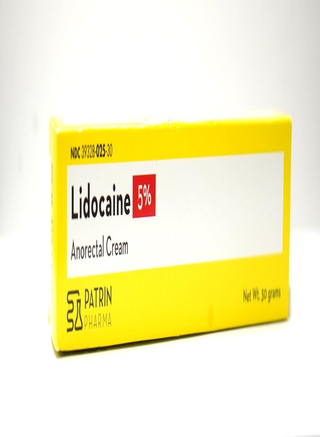 PATRIN PHARMA Maximum Strength Lidocaine 5% Anorectal Cream, 30 Grams, Hemorrhoidal Relief from Itching, Pain and Burning, Lidocaine 5% Local Anesthetic - Image 4