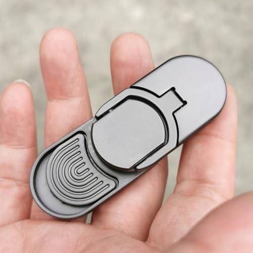 T-Conceal EDC Fidget Sliders Fidget Toys Stress Relief for Adults Magnetic Metal Target Push Slider Finger Push Spin Coins Decompression Toys EDC Haptic Slider - Image 4