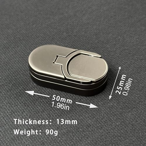 T-Conceal EDC Fidget Sliders Fidget Toys Stress Relief for Adults Magnetic Metal Target Push Slider Finger Push Spin Coins Decompression Toys EDC Haptic Slider - Image 3