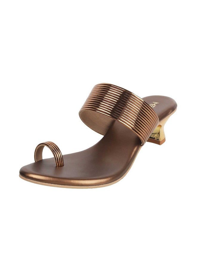 مترو حذاء Metro Women Antic Gold Fashion Kitten Heel Slip-on مقاس المملكة المتحدة/4 الاتحاد الأوروبي/37 (32-238) - Image 1