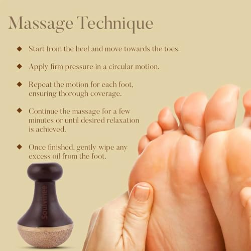 Soulvinee Bronze Kansa Natural Vatki Cup Ayurvedic Detox Manual Foot Massager Relaxation And Deep Cleaning Ancient Indian Technique One Side Finishing With Round Line - Image 5