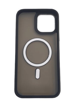 Magnetic Case for iPhone 15 pro max Compatible with Magsafe, Matt Translucent Mobile Phone Case for iPhone 15 pro max  Scratch-Resistant PC Back + TPU Bumper, Black - pzsku/Z7048FCBCC969E33A6E41Z/45/1741461542/943dae58-2303-4804-8f77-223d66389a4c