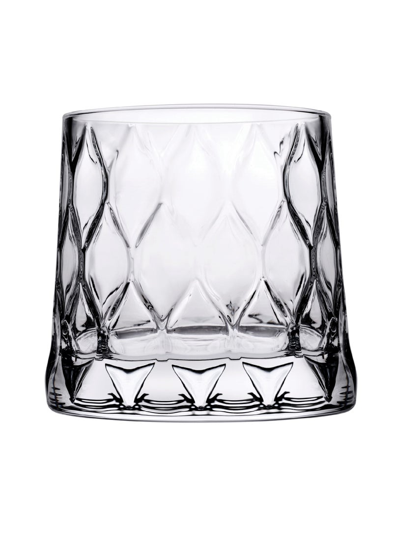 Pasabahce 4-Piece Leafy Glass Set 300 ml Clear - Image 1