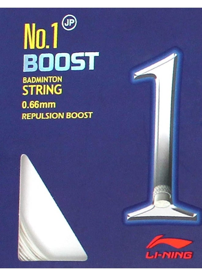 Li-Ning Unisex Adult No.1 Boost Badminton - String, 0.66Mm Diameter - Alpine White, One Size  - Image 3