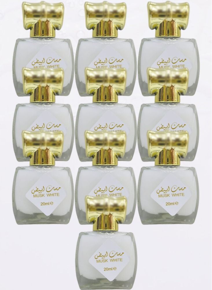 مسك 10 قطع عطر وايت مسك للنساء 20 مل - Image 1