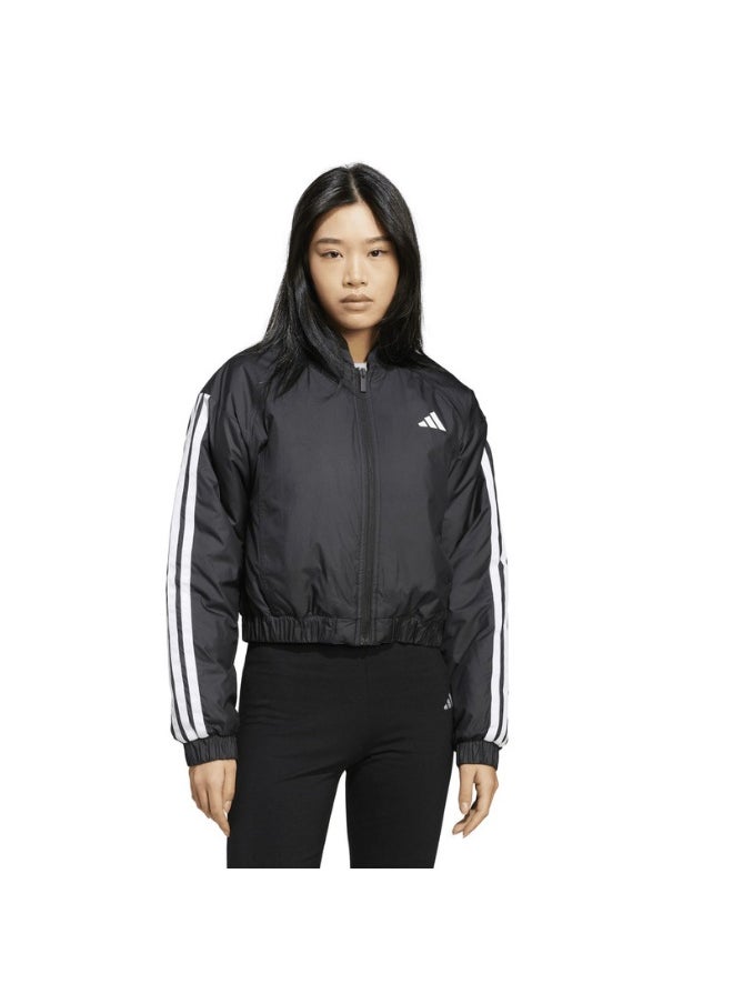 Adidas adidas W ESS 3S IN B J Black 0 JACKETS for Women - 2XS  - Image 4