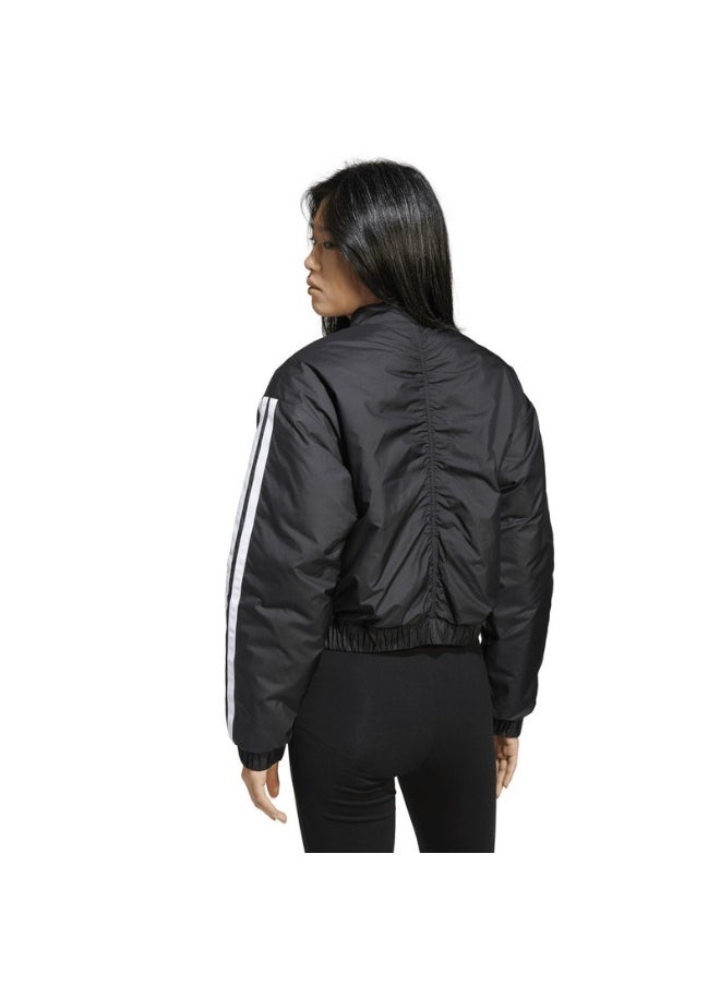Adidas adidas W ESS 3S IN B J Black 0 JACKETS for Women - 2XS  - Image 3