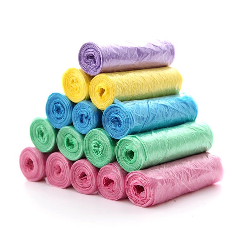 45*50 سم كيس قمامة بلاستيكي سميك من نوع الفم المسطح للتخلص المستمر من النفايات، تصنيف أكياس بلاستيكية للاستخدام مرة واحدة بالجملة - Image 2