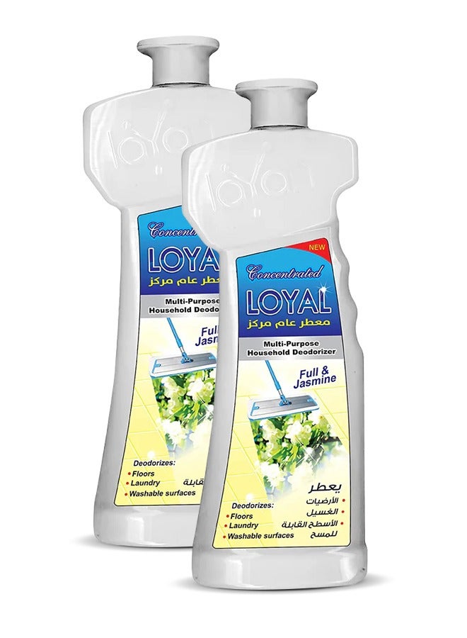 loyal Multi-Purpose Household Deodorizer Concentrated Gel Full Jasmine 2x700ml - Image 1