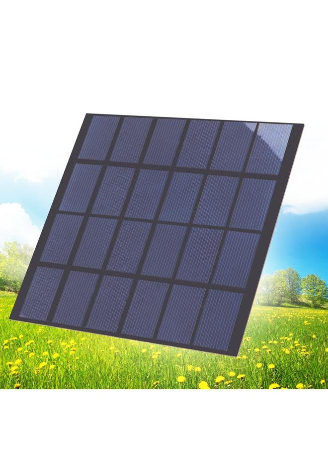 3W 6V Solar Power Panel Monocrystalline Silicon Solar Battery Charging Board