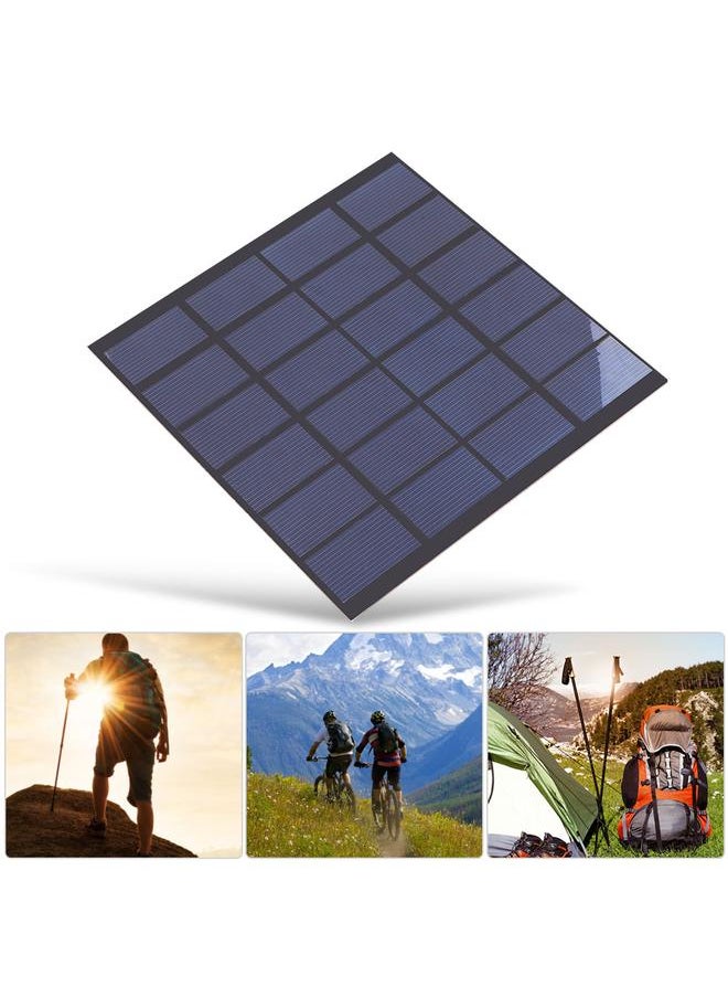 3W 6V Solar Power Panel Monocrystalline Silicon Solar Battery Charging Board