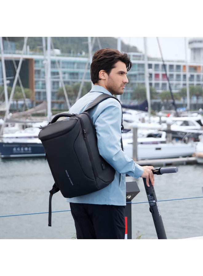 Mark Ryden Men's 17.3-inch Laptop Backpack Business Double Shoulder Bag School Bag Mr9031 Graphite Gray Upgrade Version - Image 1