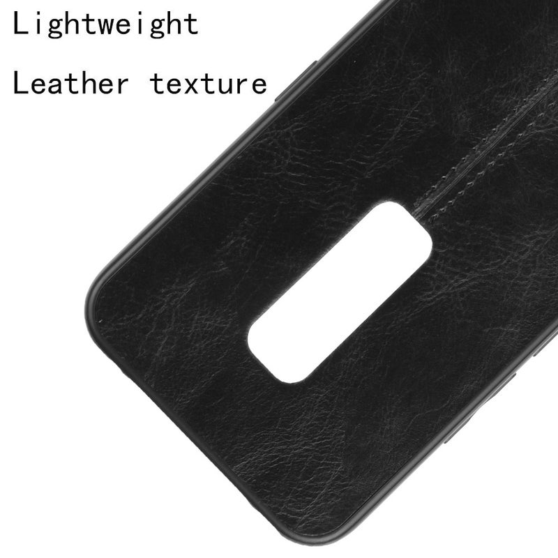 HuHa Case Cover For Vivo V17 Pro Shockproof Sewing Cow Pattern Skin PC + PU + TPU Case(Black) - Image 4