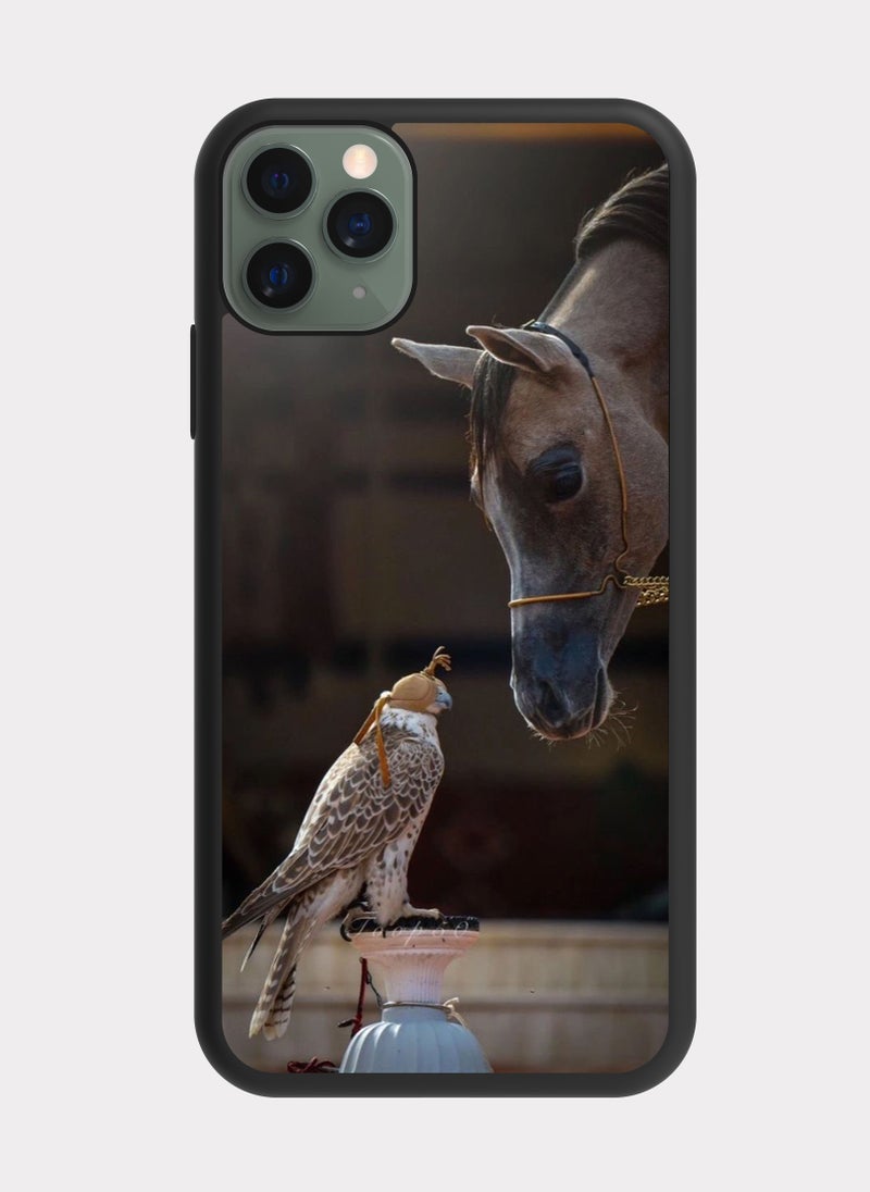 PXLAAT iPhone 11 Pro Max case cover Hawk And Horse  - Image 1