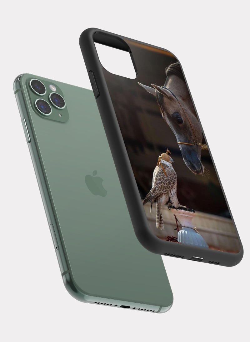 PXLAAT iPhone 11 Pro Max case cover Hawk And Horse  - Image 2