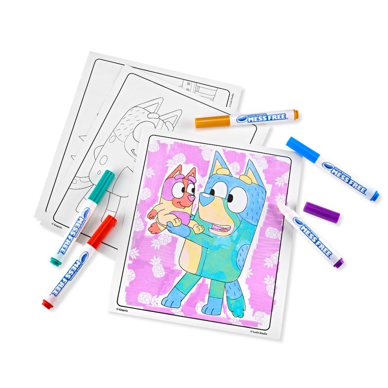 Crayola Bluey Color Wonder Coloring Set, 18 Bluey Coloring Pages, Toddler Stocking Stuffer, Holiday & Christmas Gifts for Kids, Mess Free Coloring for Toddlers, Toys & Games - Image 3