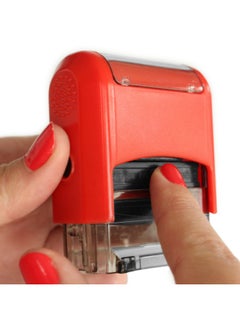 ExcelMark Selfinking Rubber Teacher Grading Stamp Please Sign & Return  - Image 5