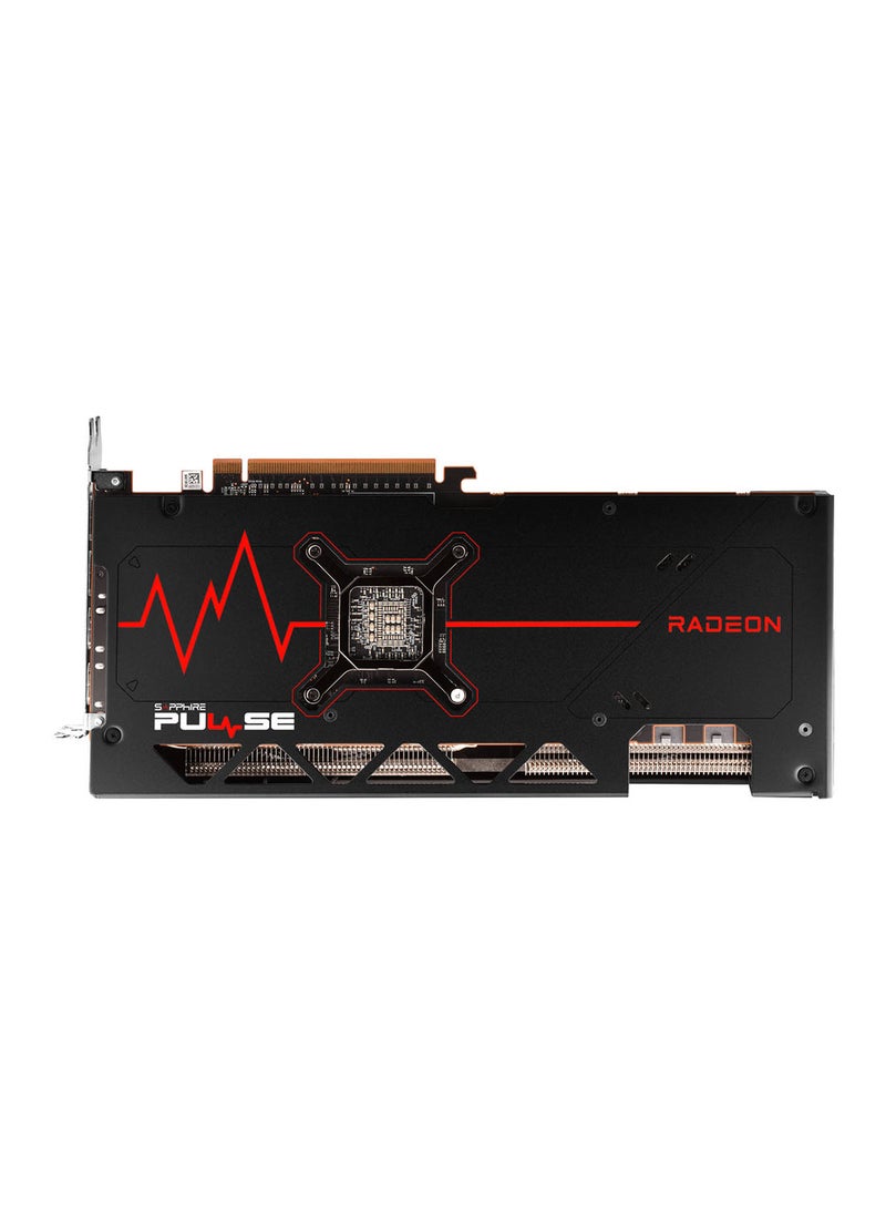 Sapphire - Pulse Radeon RX 7800 XT 16GB GDDR6, AMD RDNA 3 Architecture, 3840 Stream Processors, 60 Compute Units with RT+AI Accelerators, 2430 MHz Boost Clock, 2124 MHz Game Clock, 64MB Infinity Cache, 8K Resolution, Dual-X Cooling with Dual-Ball Bearing Fans, DisplayPort 2.1, HDMI, PCIe 4.0, AMD FidelityFX Super Resolution, FreeSync, TriXX Boost | 11330-02-20G - Image 1