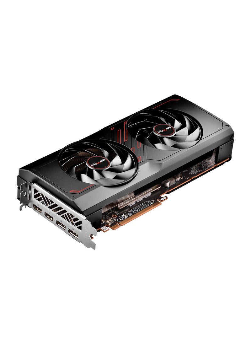Sapphire - Pulse Radeon RX 7800 XT 16GB GDDR6, AMD RDNA 3 Architecture, 3840 Stream Processors, 60 Compute Units with RT+AI Accelerators, 2430 MHz Boost Clock, 2124 MHz Game Clock, 64MB Infinity Cache, 8K Resolution, Dual-X Cooling with Dual-Ball Bearing Fans, DisplayPort 2.1, HDMI, PCIe 4.0, AMD FidelityFX Super Resolution, FreeSync, TriXX Boost | 11330-02-20G - Image 1