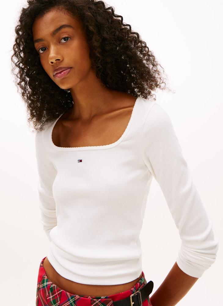 TOMMY JEANS Logo Crew Neck T-Shirt - Image 3