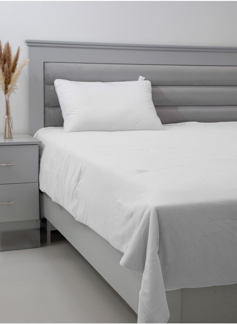 American Linen - Premium King Size Summer Quilt 240X220 White - Image 1