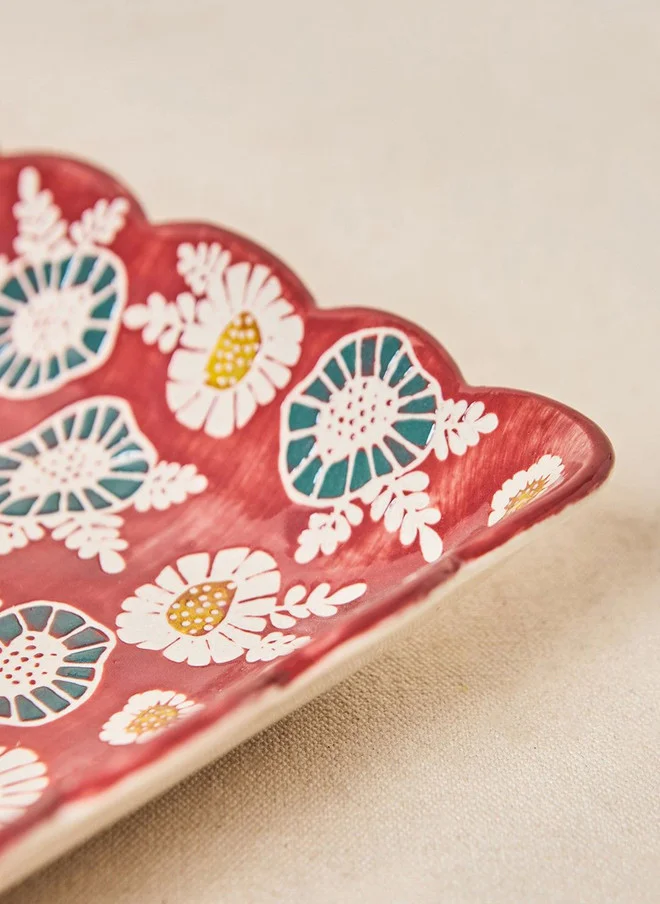 Chumbak  Wildflower Chip & Dip Platter, 120ml  | Best Price UAE