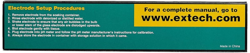 Extech 601500 Standard pH Electrode with BNC Connector and 1m Cable - Image 3