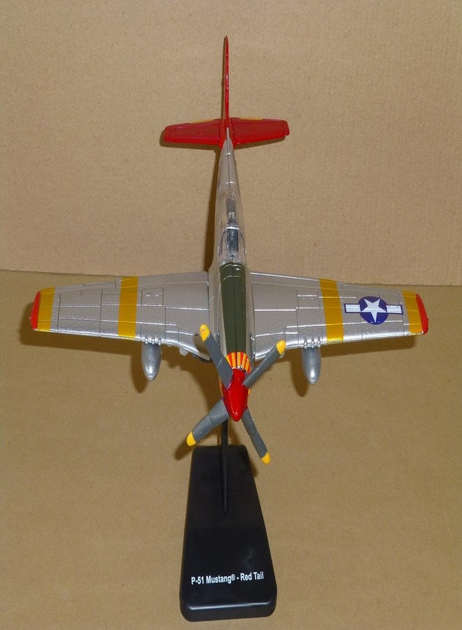NewRay New-Ray New Ray World War II Replica Fighter Air Planes ClassicAircraft P-51D Red Tails 1:48 - Image 2