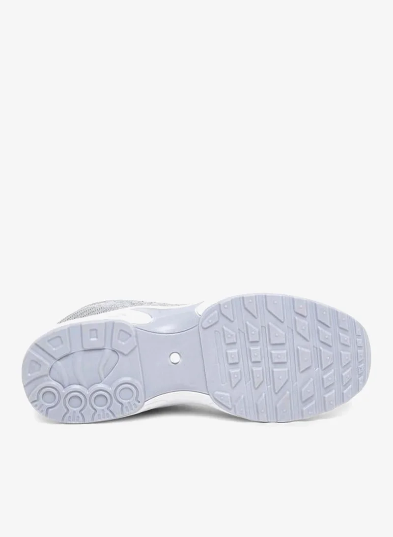 Styli Lace Up Knitted Upper Sneakers